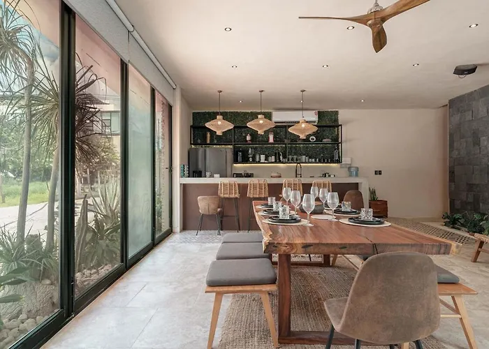 Pousada Boho Chic 5 Bedroom Private Pool & Roof Bar Tulum