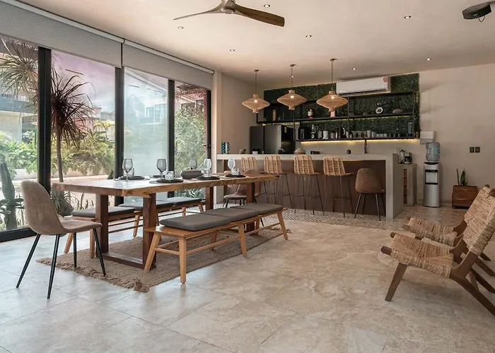 Pousada Boho Chic 5 Bedroom Private Pool & Roof Bar Tulum