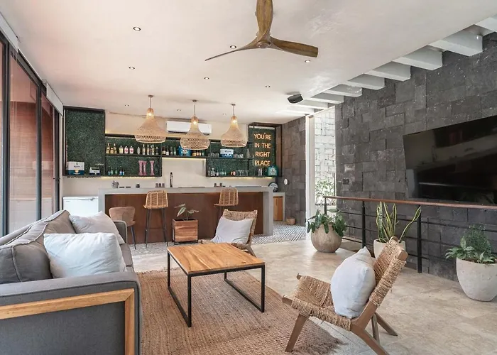 Pousada Boho Chic 5 Bedroom Private Pool & Roof Bar Tulum