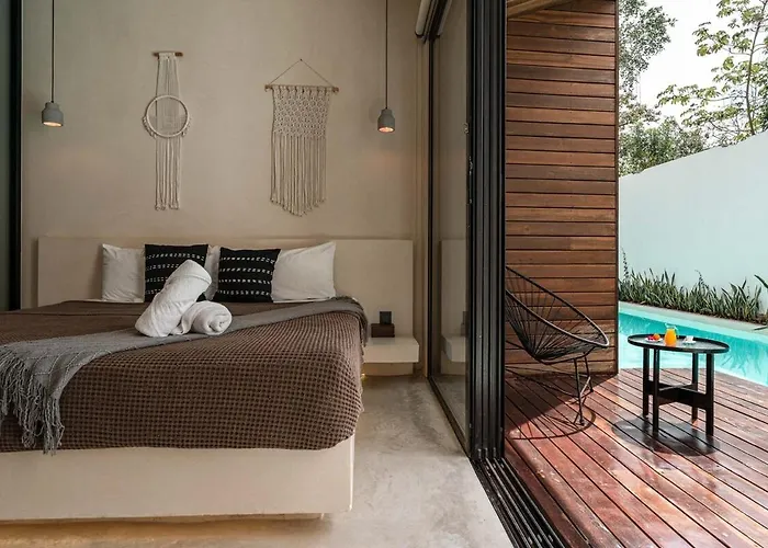 Boho Chic 5 Bedroom Private Pool & Roof Bar Pousada Tulum